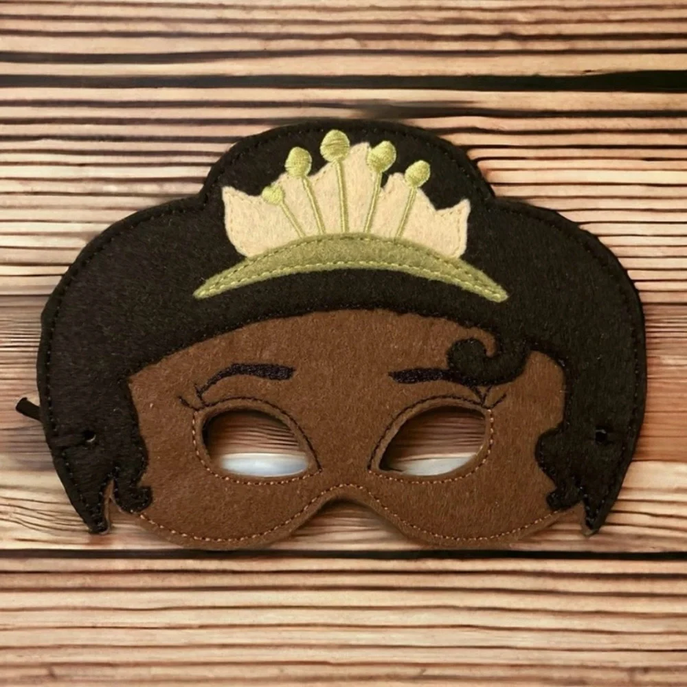 Soft Fabric Character Princess Children's Play Mask